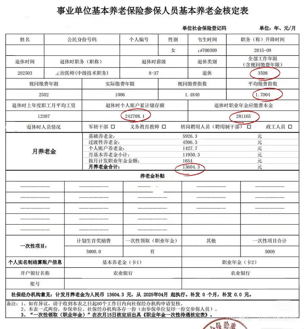 开云 官网 入口-工龄35年，上海55岁主治医师养老金真高啊！